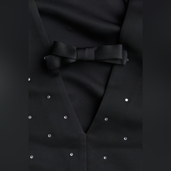 Rhinestone Embellished Mini Dress - Picture 5 of 16